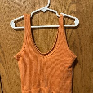 Urban Outfitters Orange Crop Top